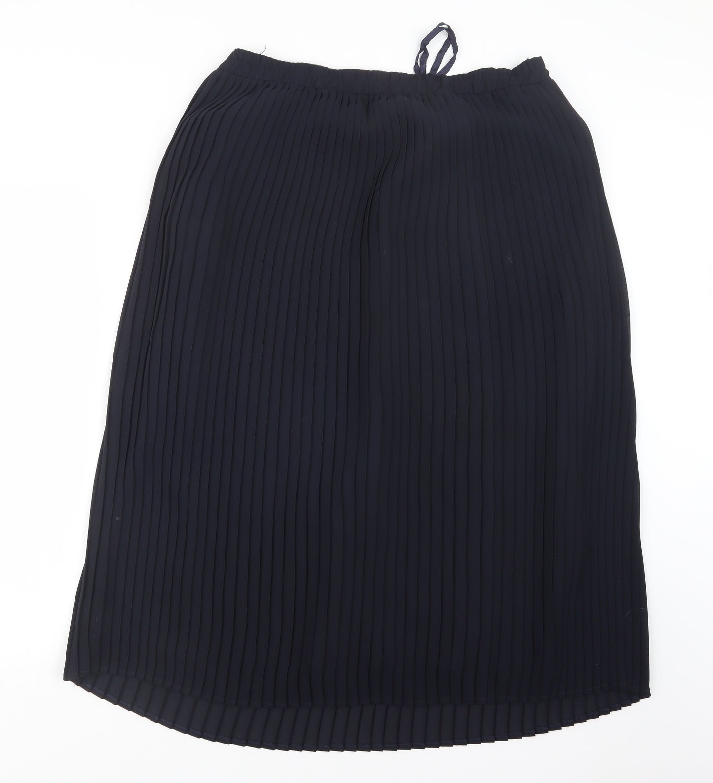Preworn Womens Blue   Pleated Skirt Size 16