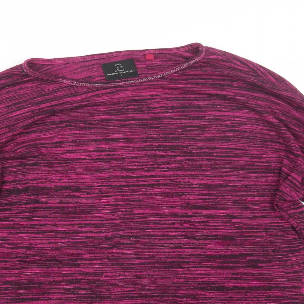 NEXT Womens Purple  Knit Pullover Jumper Size 16