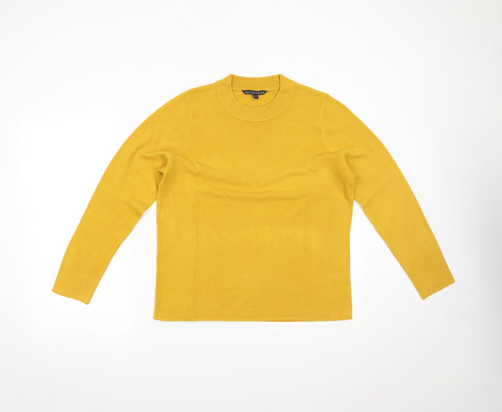 Bonmarché Womens Yellow Pullover Jumper Size 14