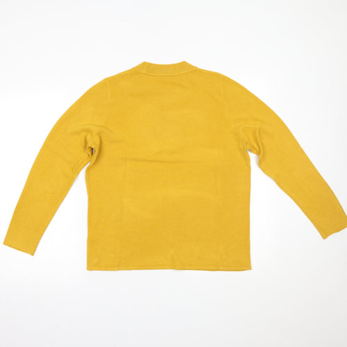 Bonmarché Womens Yellow   Pullover Jumper Size 14