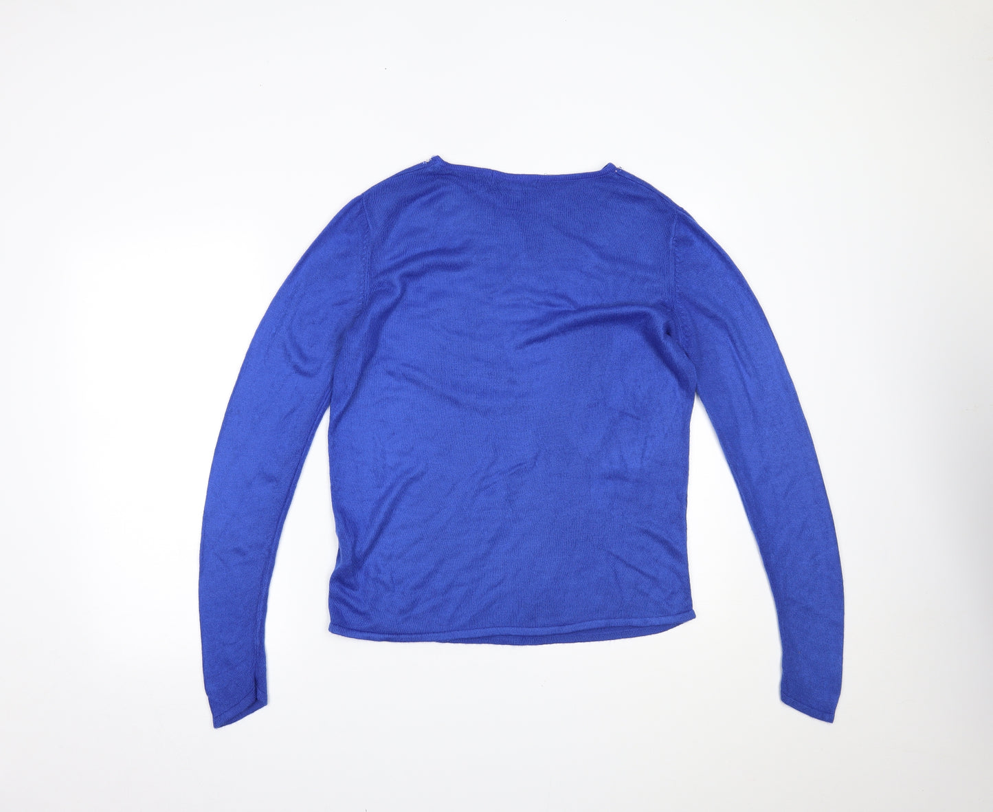 Pure & Natural Womens Blue   Basic Blouse Size 16