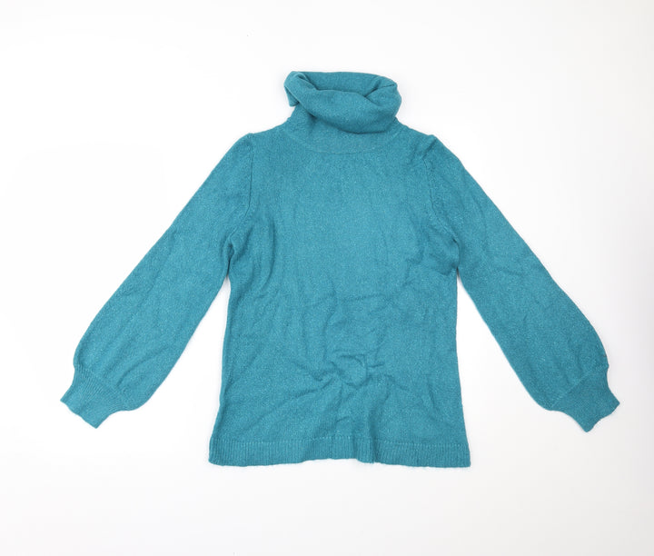 M&Co Womens Blue   Pullover Jumper Size 12