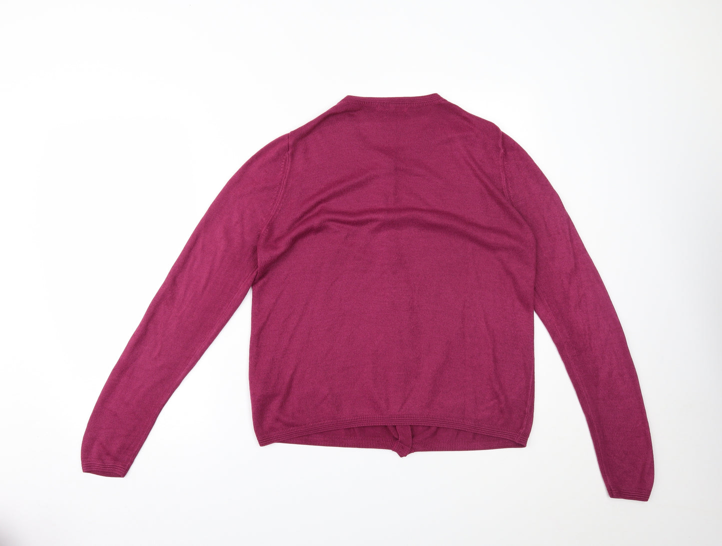 Marks and Spencer Womens Purple   Cardigan Jumper Size 14