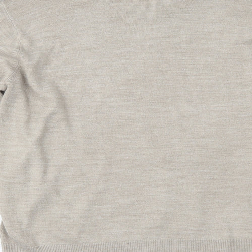 Marks and Spencer Mens Beige   Pullover Jumper Size L