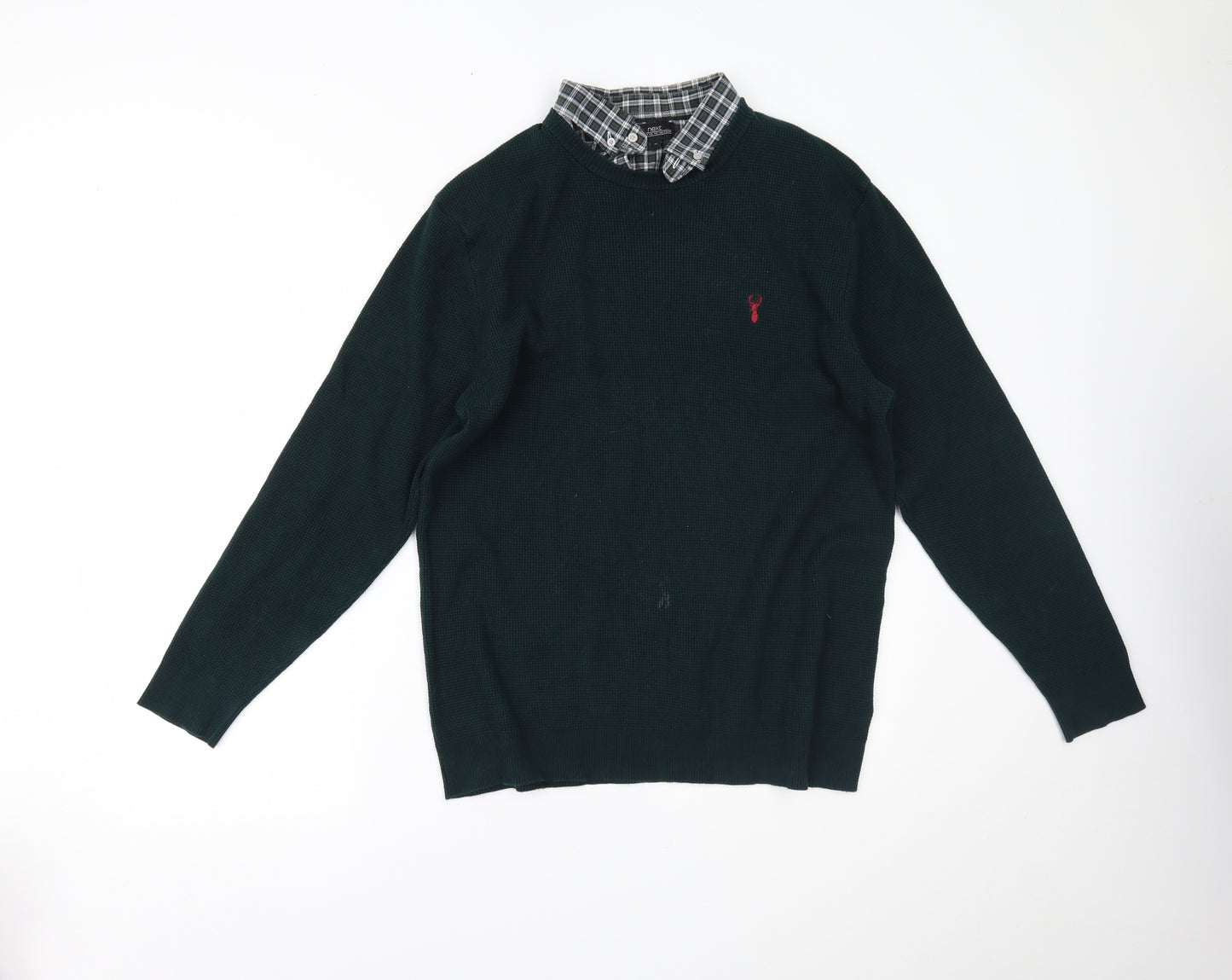 NEXT Mens Green   Pullover Jumper Size XL