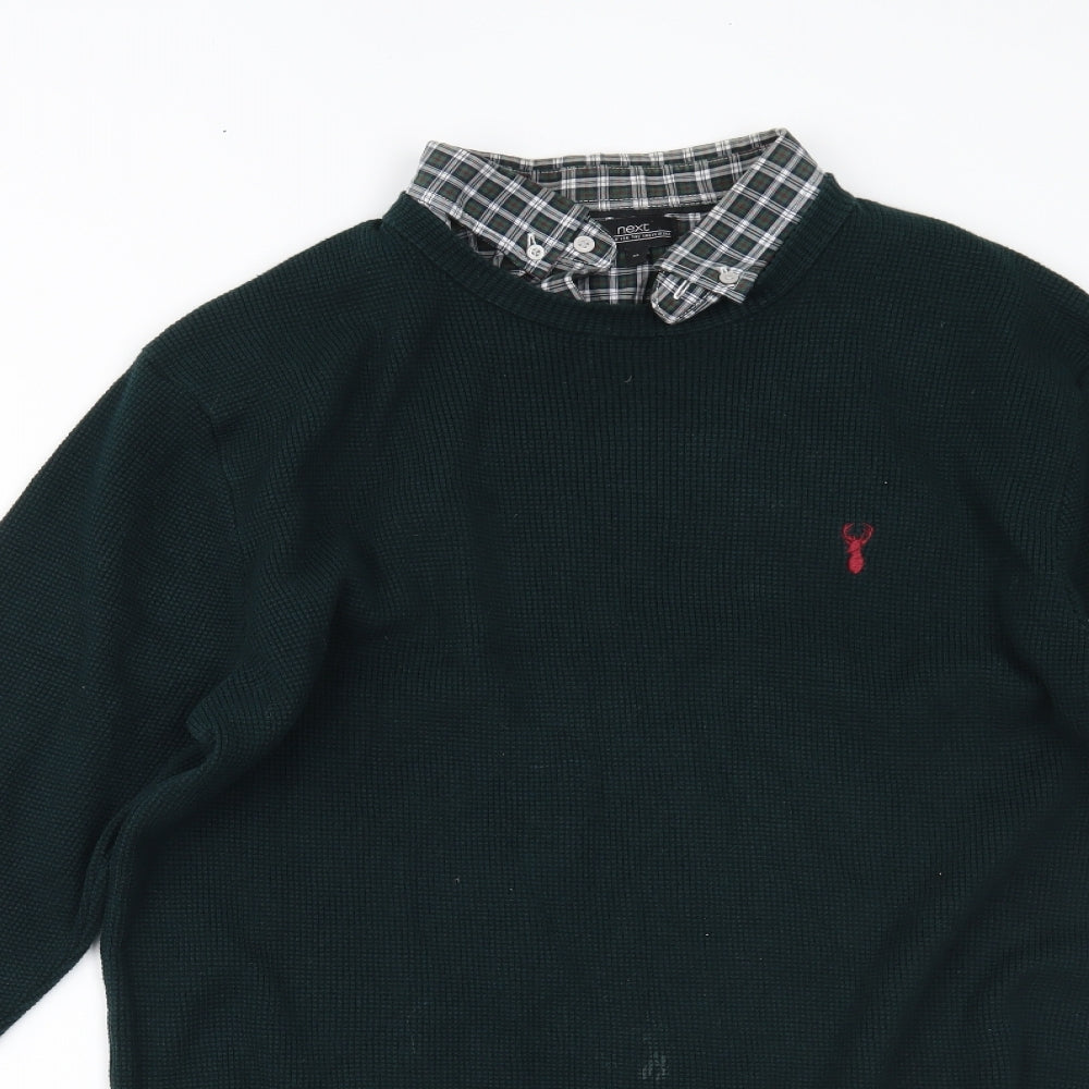 NEXT Mens Green   Pullover Jumper Size XL