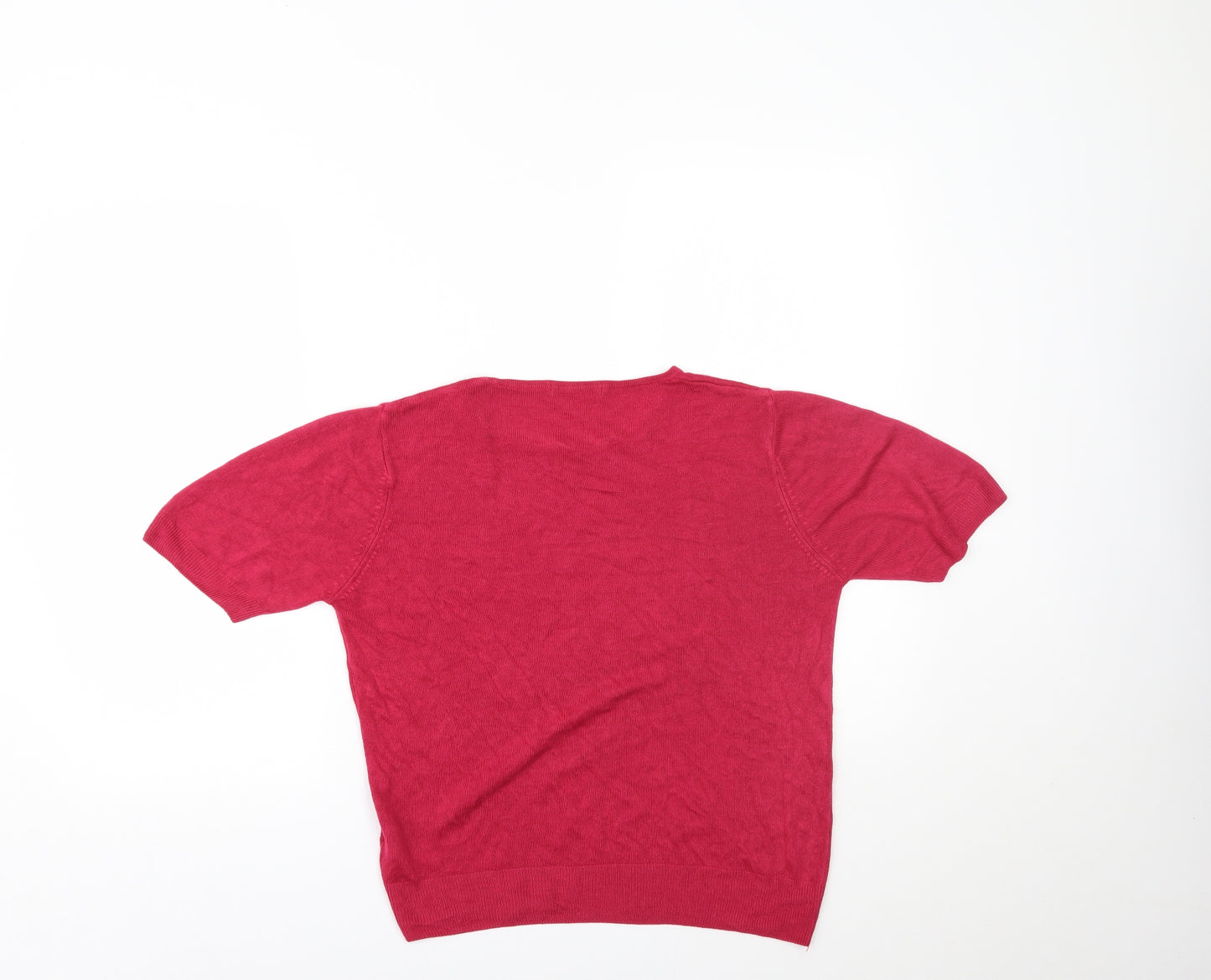 Marks and Spencer Womens Pink   Basic T-Shirt Size 14