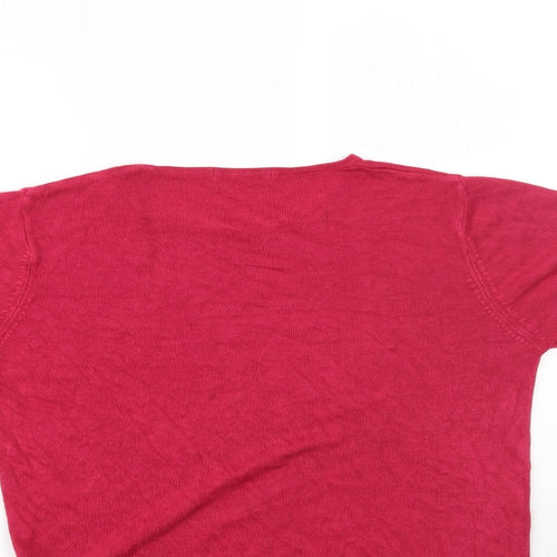 Marks and Spencer Womens Pink   Basic T-Shirt Size 14