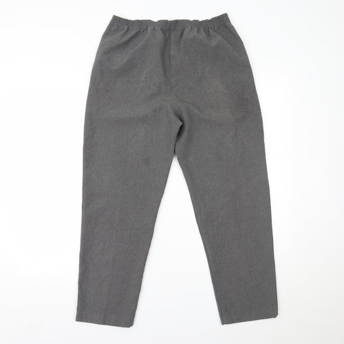 EDITIONS Womens Grey   Trousers  Size 12 L24 in