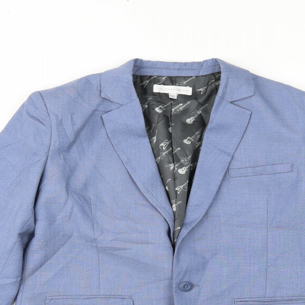 RJR.John Rocha Boys Blue   Jacket Blazer Size 14 Years