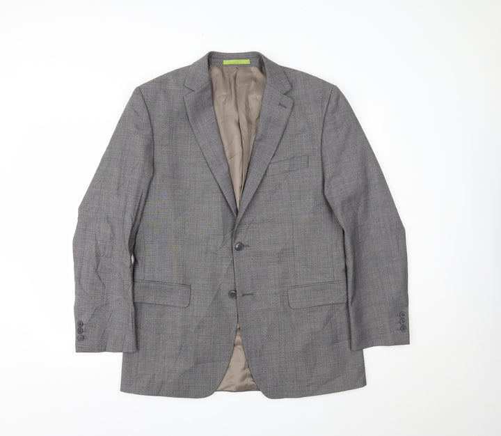 Burton Mens Grey Jacket Blazer Size 40