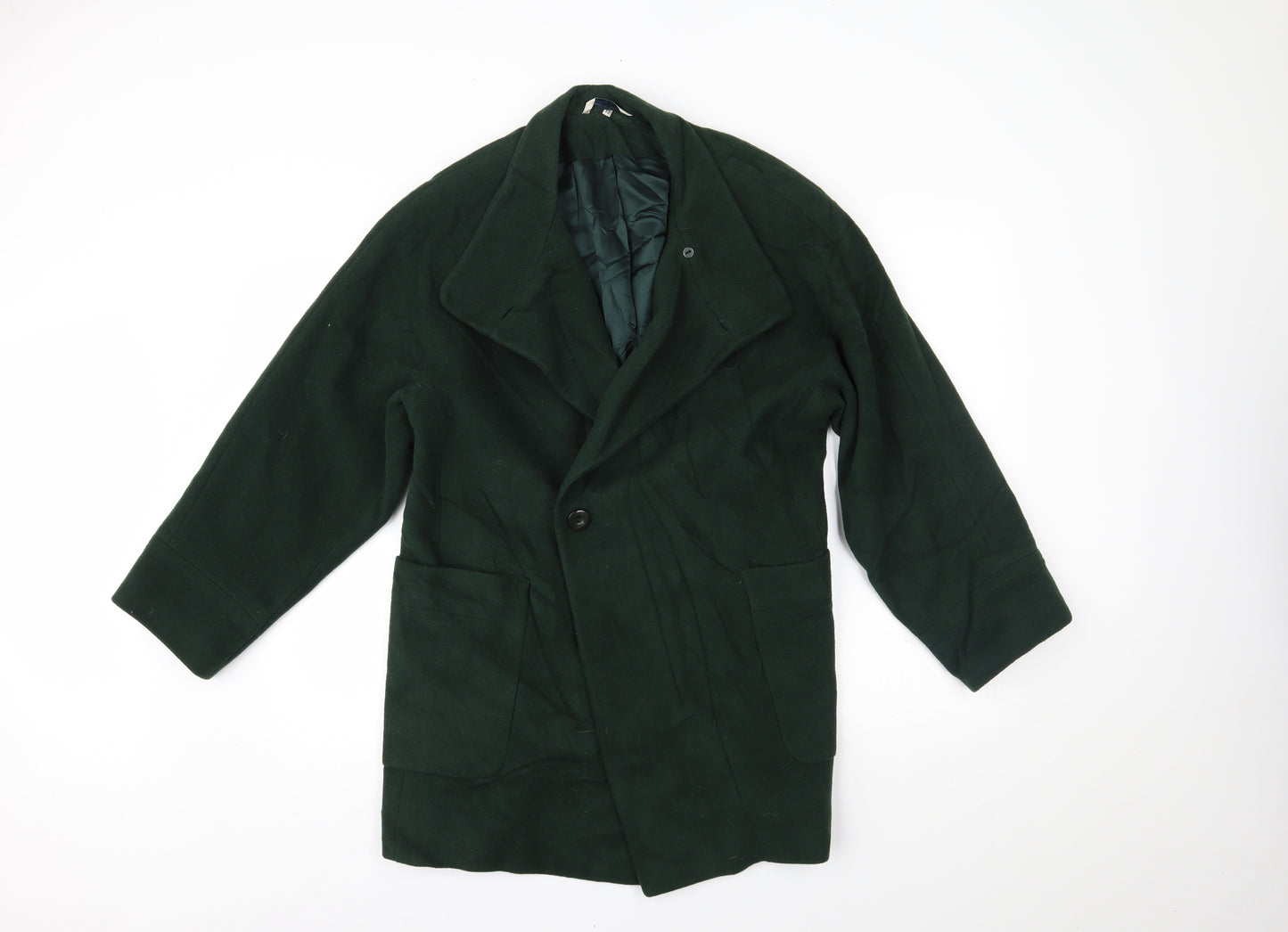 NuAge Womens Green   Overcoat Coat Size 12