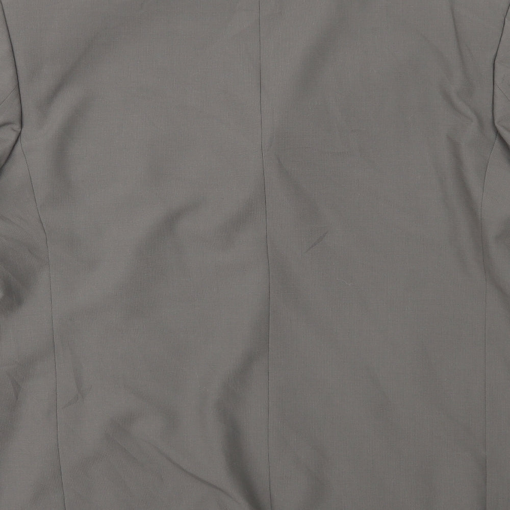 Preworn Mens Grey   Jacket Suit Jacket Size 46