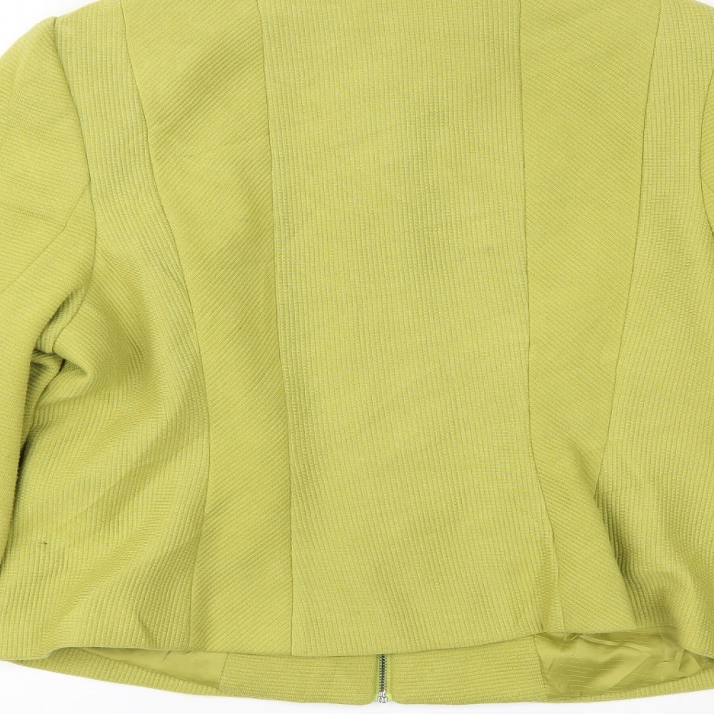 Marks and Spencer Womens Green   Jacket Coatigan Size 18