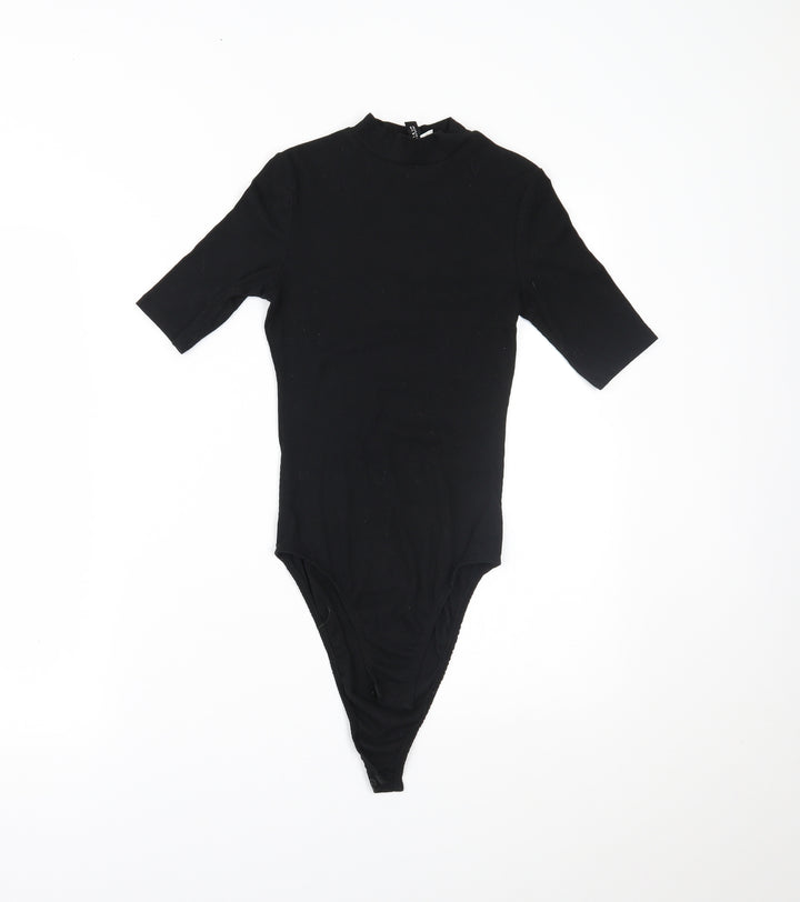H&M Womens Black Bodysuit One-Piece Size XS