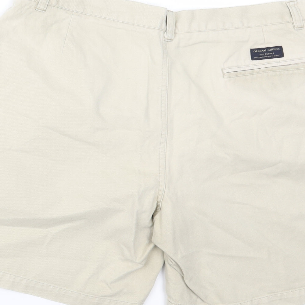 Burton Mens Beige   Chino Shorts Size 36
