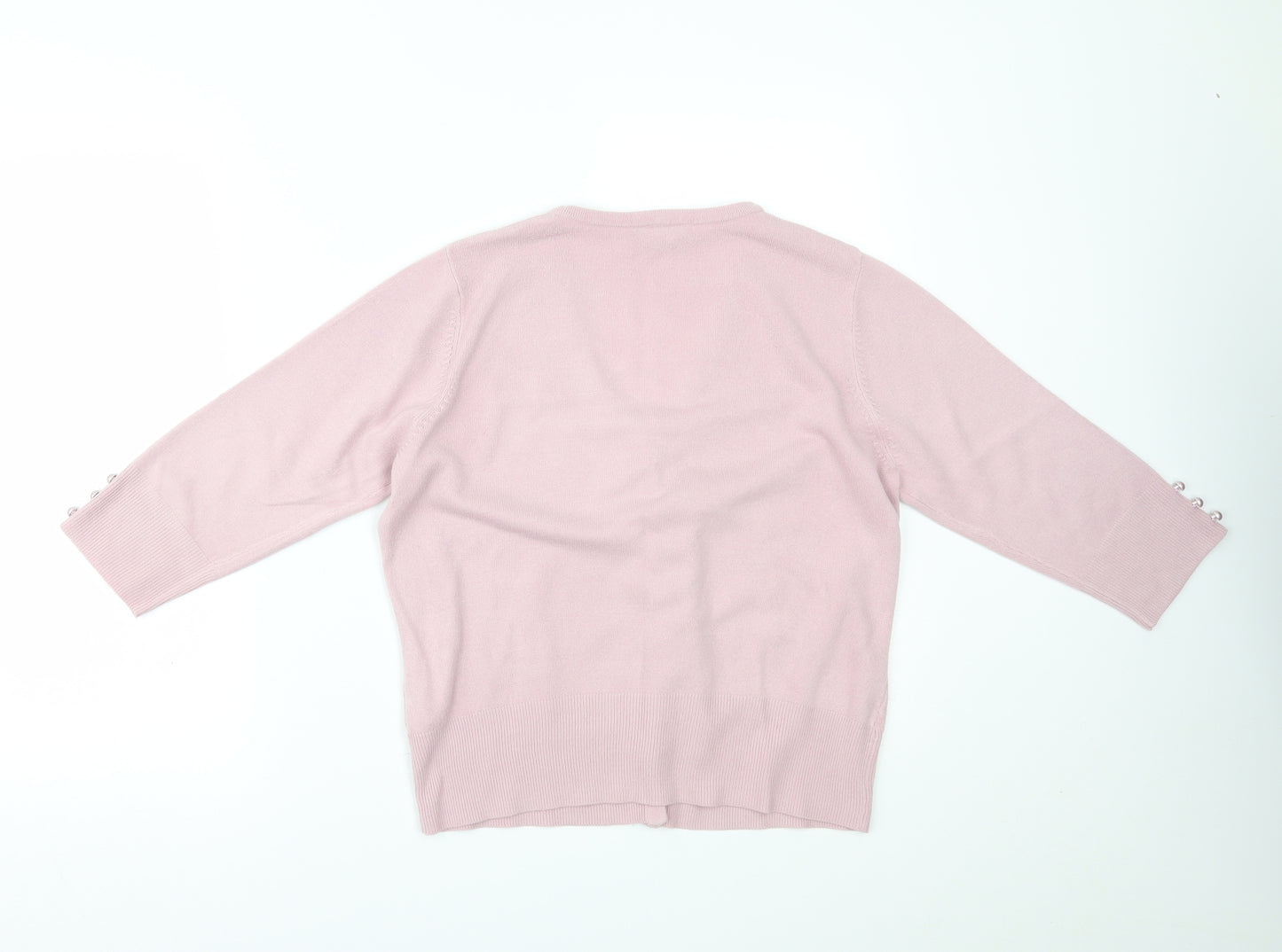 BHS Womens Pink   Cardigan Jumper Size 14