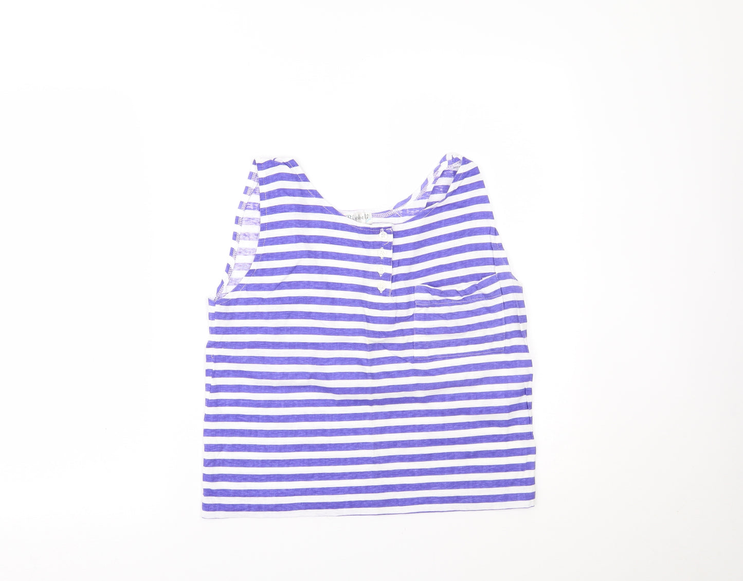 Bluebelle Womens Blue Striped  Camisole Tank Size 12
