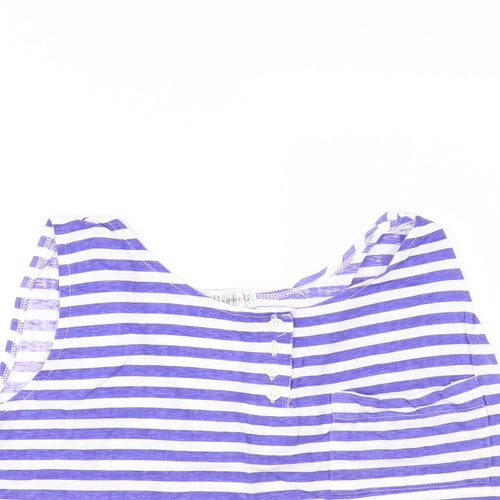Bluebelle Womens Blue Striped  Camisole Tank Size 12