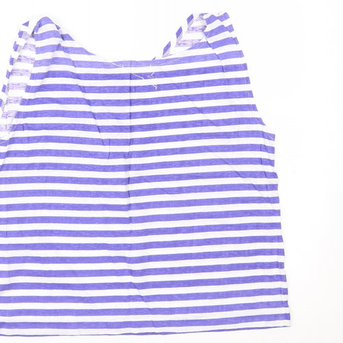 Bluebelle Womens Blue Striped  Camisole Tank Size 12