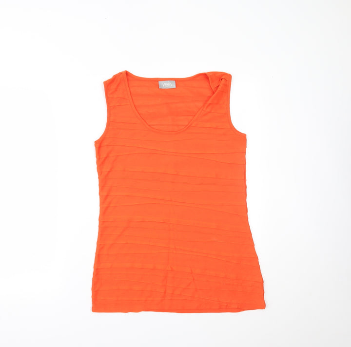 Wallis Womens Orange Camisole Tank Size 10