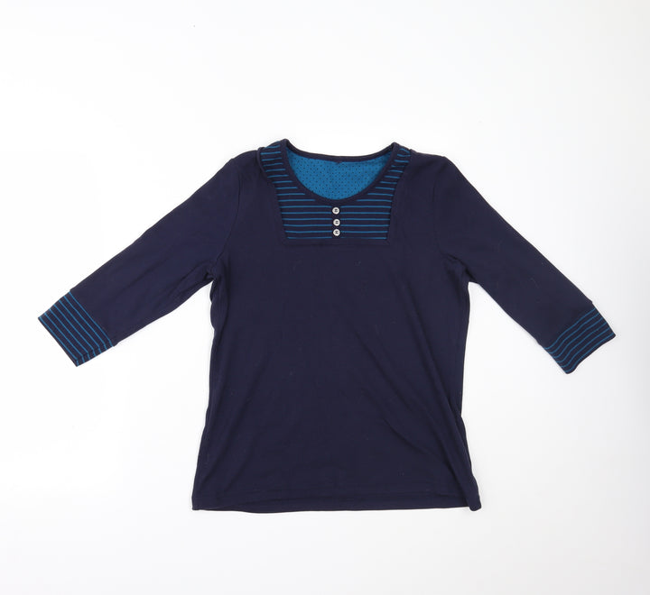 BM Womens Blue   Basic Blouse Size S