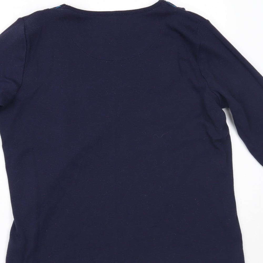 BM Womens Blue   Basic Blouse Size S