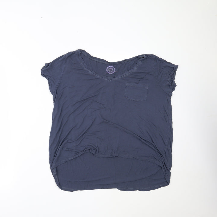 AJC Womens Blue Basic T-Shirt Size 20