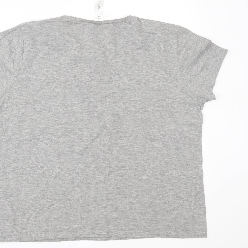 B&C Collection Womens Grey   Basic T-Shirt Size L