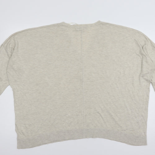 NEXT Womens Beige  Knit Pullover Jumper Size L