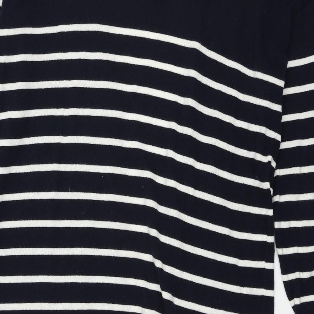 NEXT Womens Blue Striped Knit Cardigan Jumper Size 18