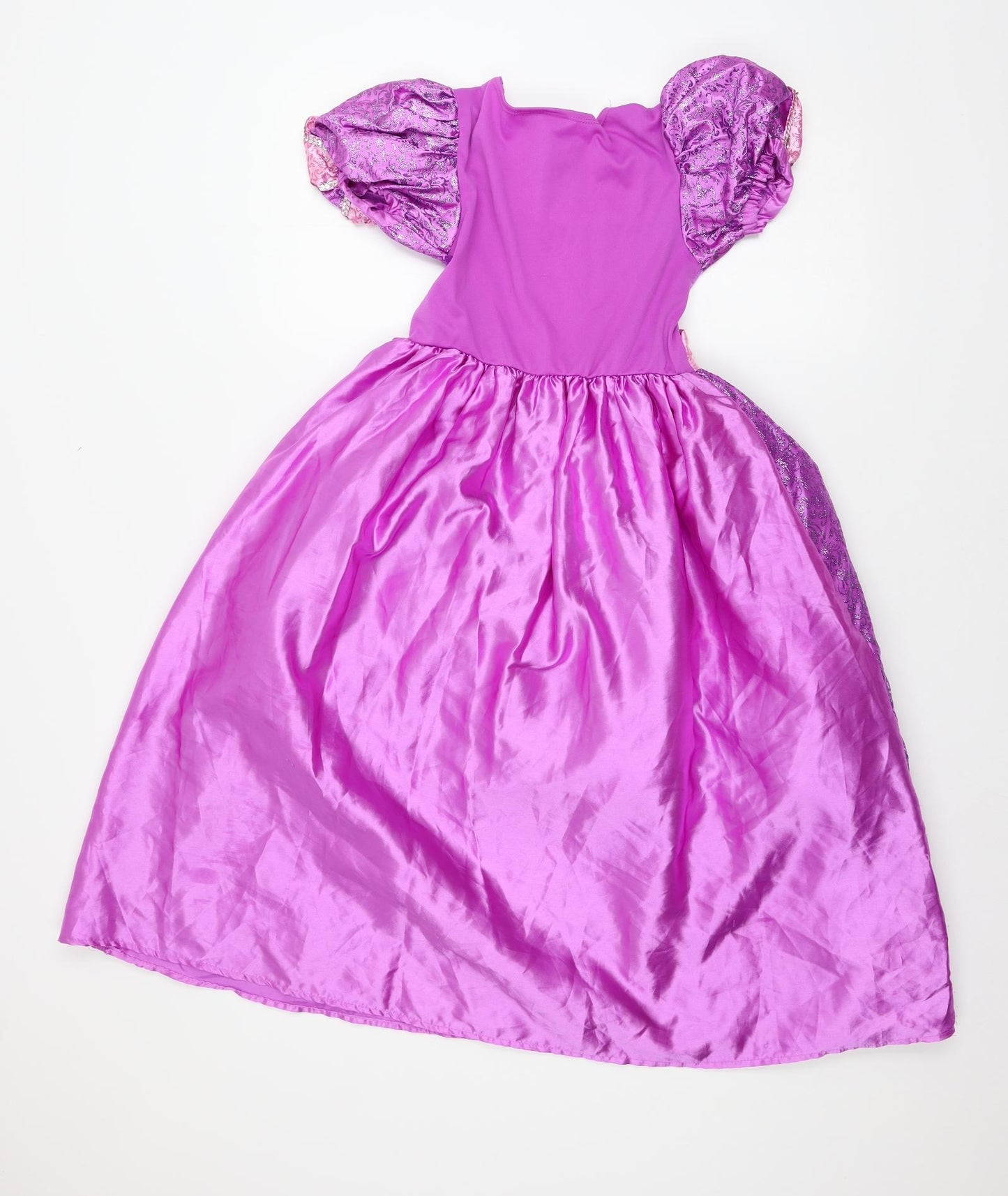 TU Girls Purple   Fit & Flare  Size 7-8 Years  - Rapunzel Fancy Dress