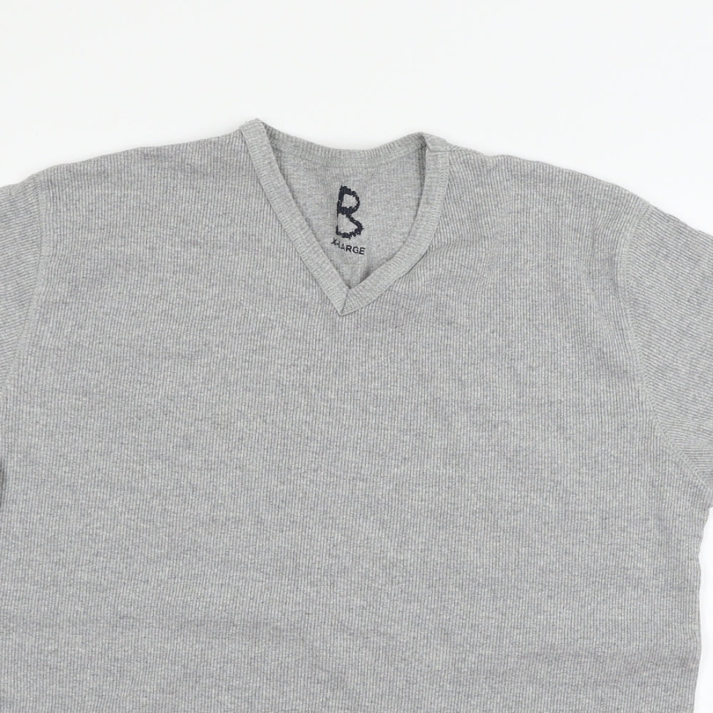 Burton Mens Grey  Jersey  T-Shirt Size L