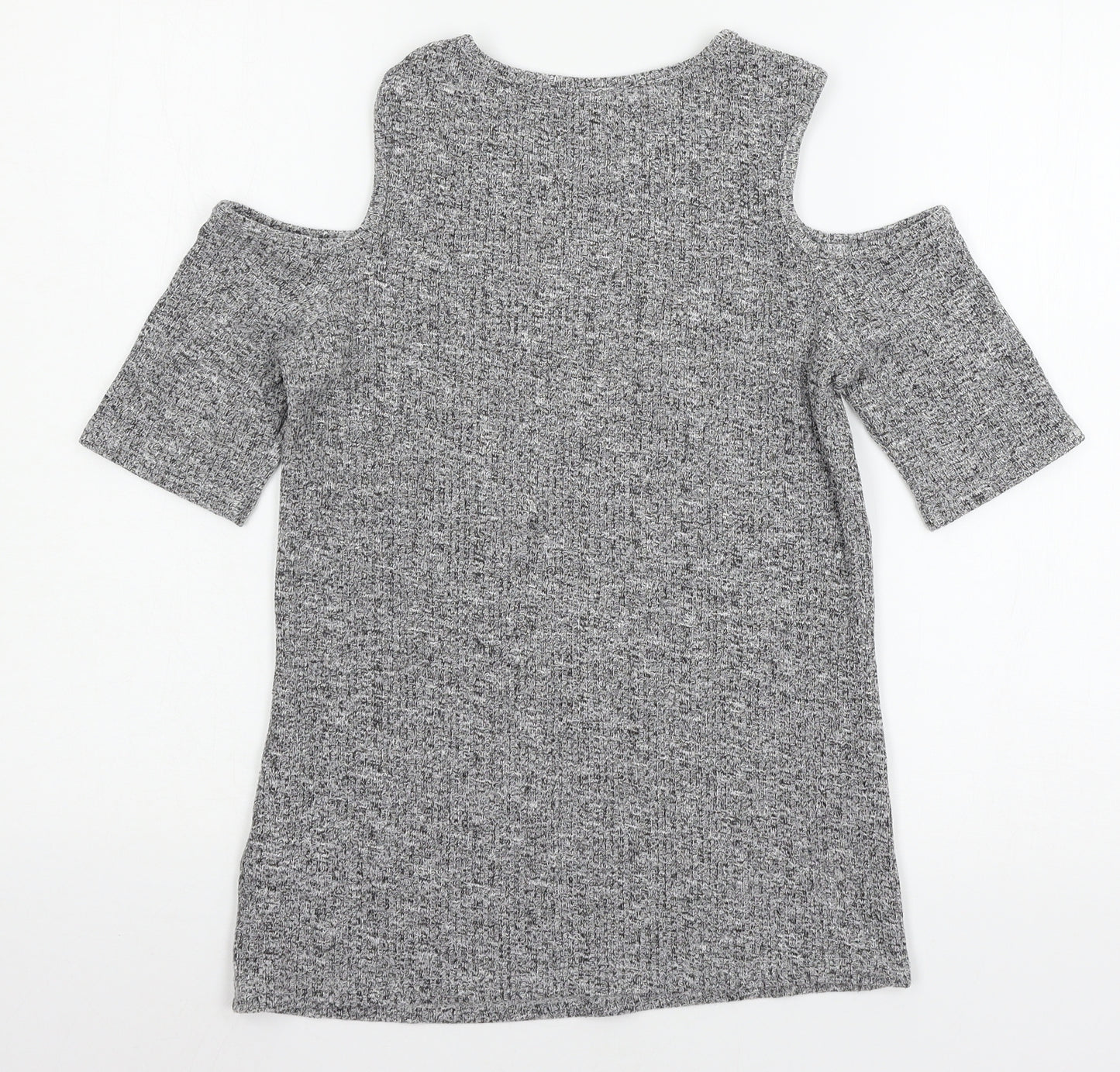 MArks Womens Grey  Jersey Basic T-Shirt Size 10