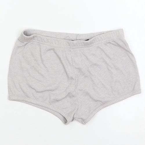 Missguid Womens Grey Solid Jersey Cami Pyjama Pants Size 8