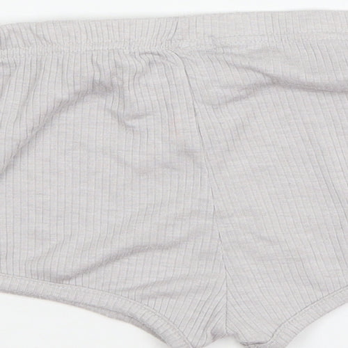 Missguid Womens Grey Solid Jersey Cami Pyjama Pants Size 8