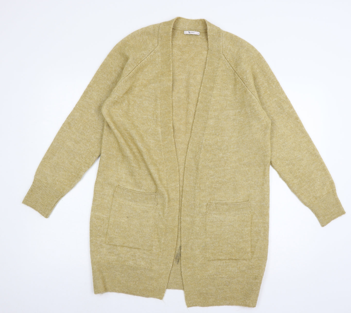 TU Womens Beige  Knit Cardigan Jumper Size 10