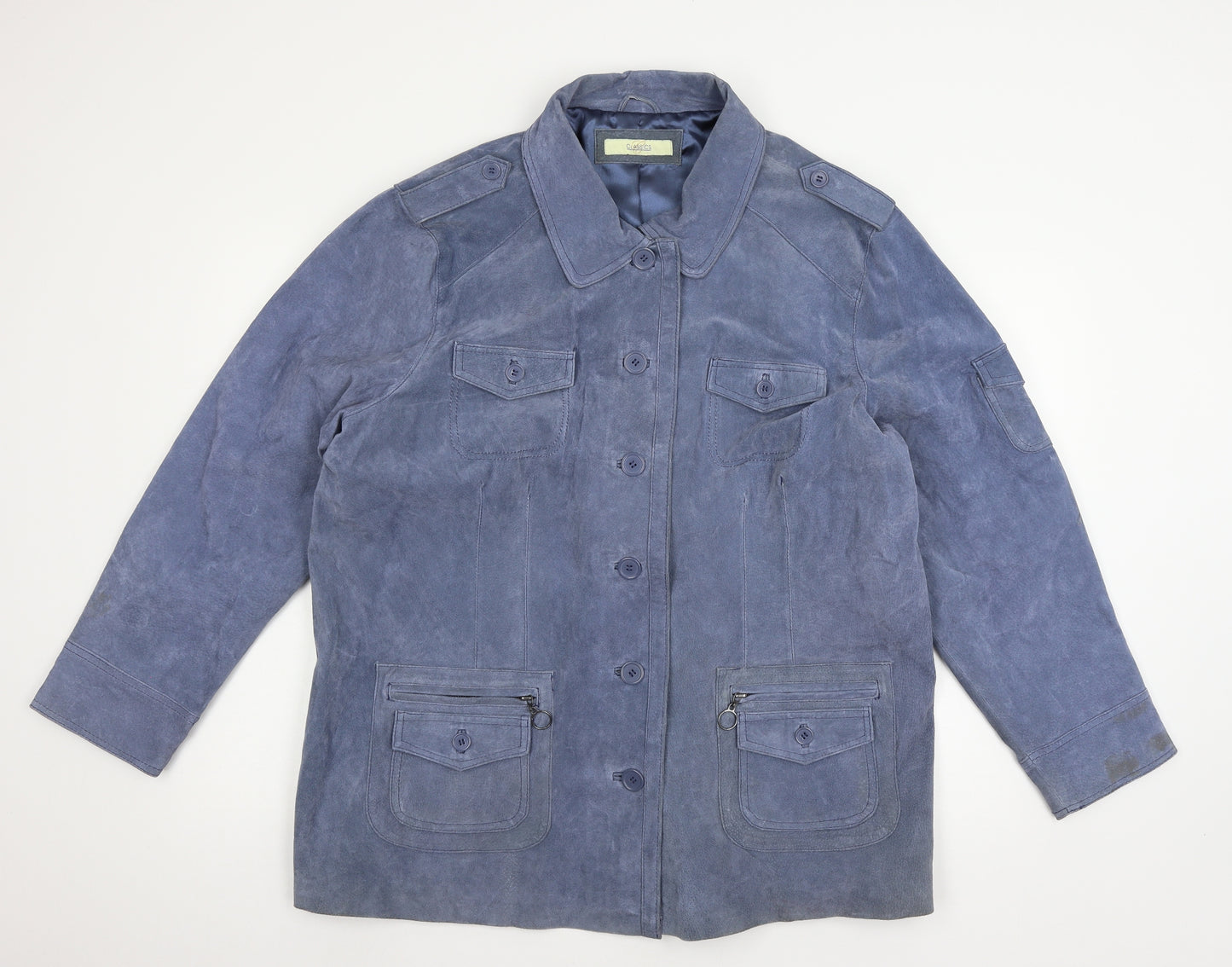 Classics Womens Blue   Jacket  Size 24