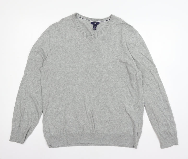 Gap Mens Grey Knit Pullover Jumper Size M