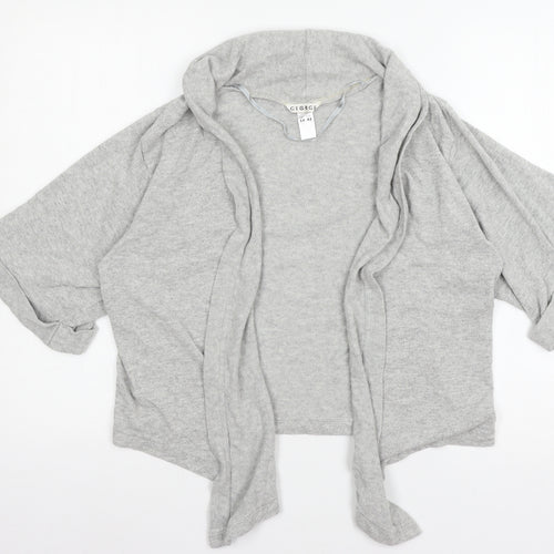 George Womens Grey  Knit Cardigan Jumper Size 14