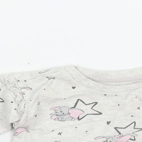 George Baby Grey  Jersey Pullover Jumper Size 3-6 Months  - Dum