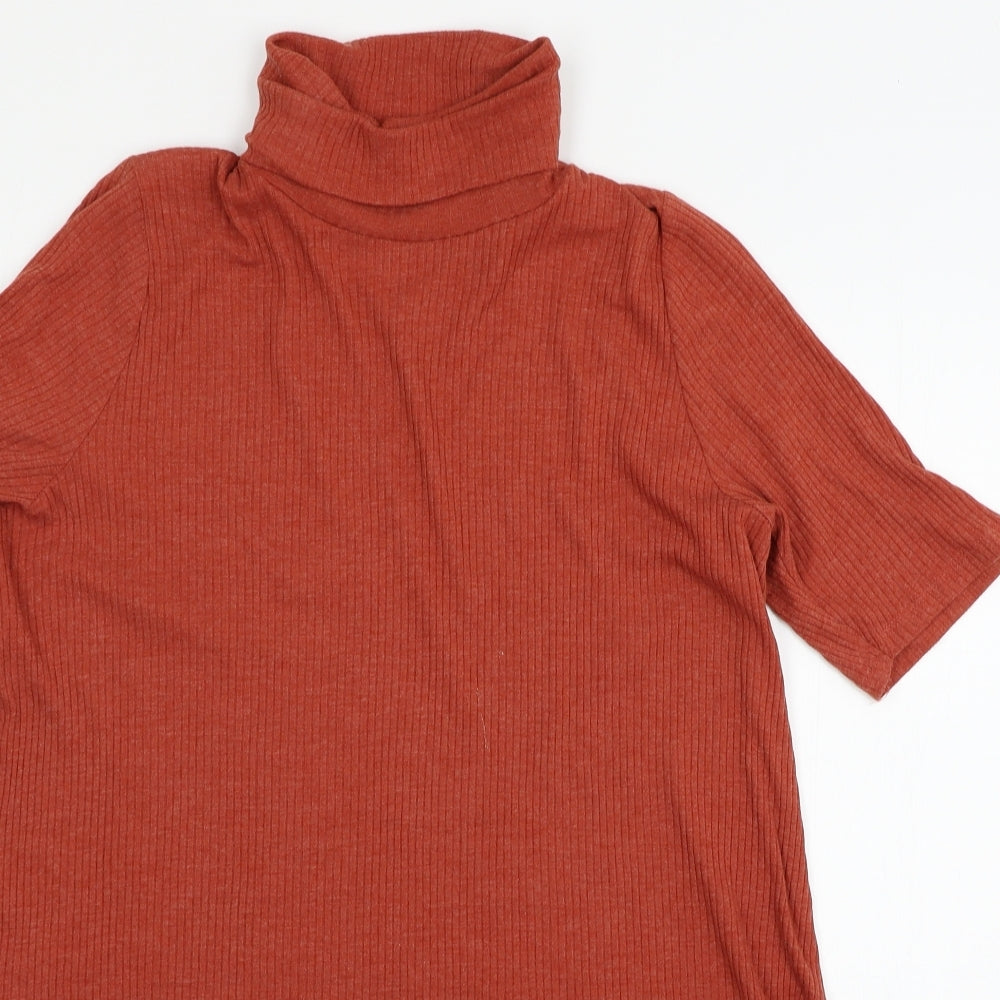 TU Womens Orange  Jersey Basic T-Shirt Size 20