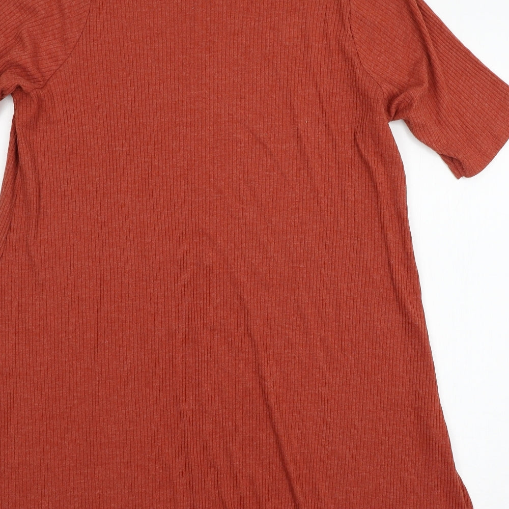 TU Womens Orange  Jersey Basic T-Shirt Size 20