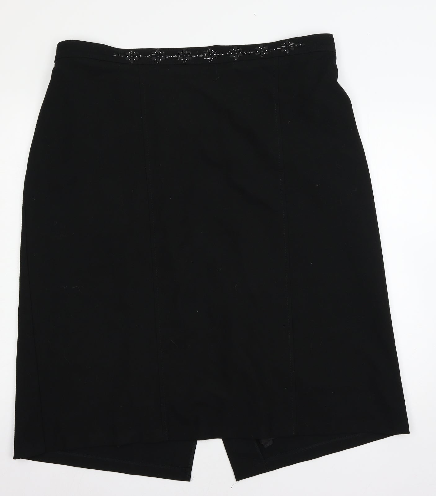 Marks and Spencer Womens Black   Straight & Pencil Skirt Size 24