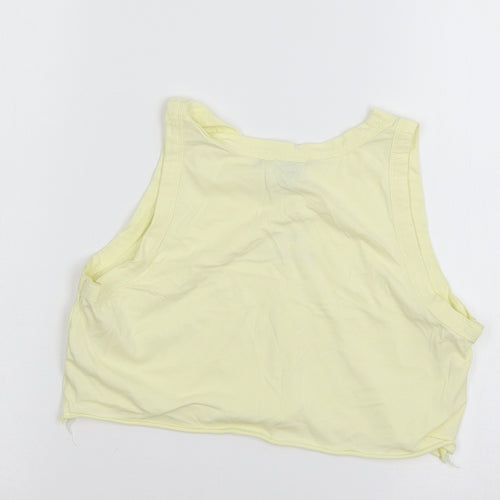 Primark Womens Yellow  Jersey Basic Tank Size 10  - More Kind