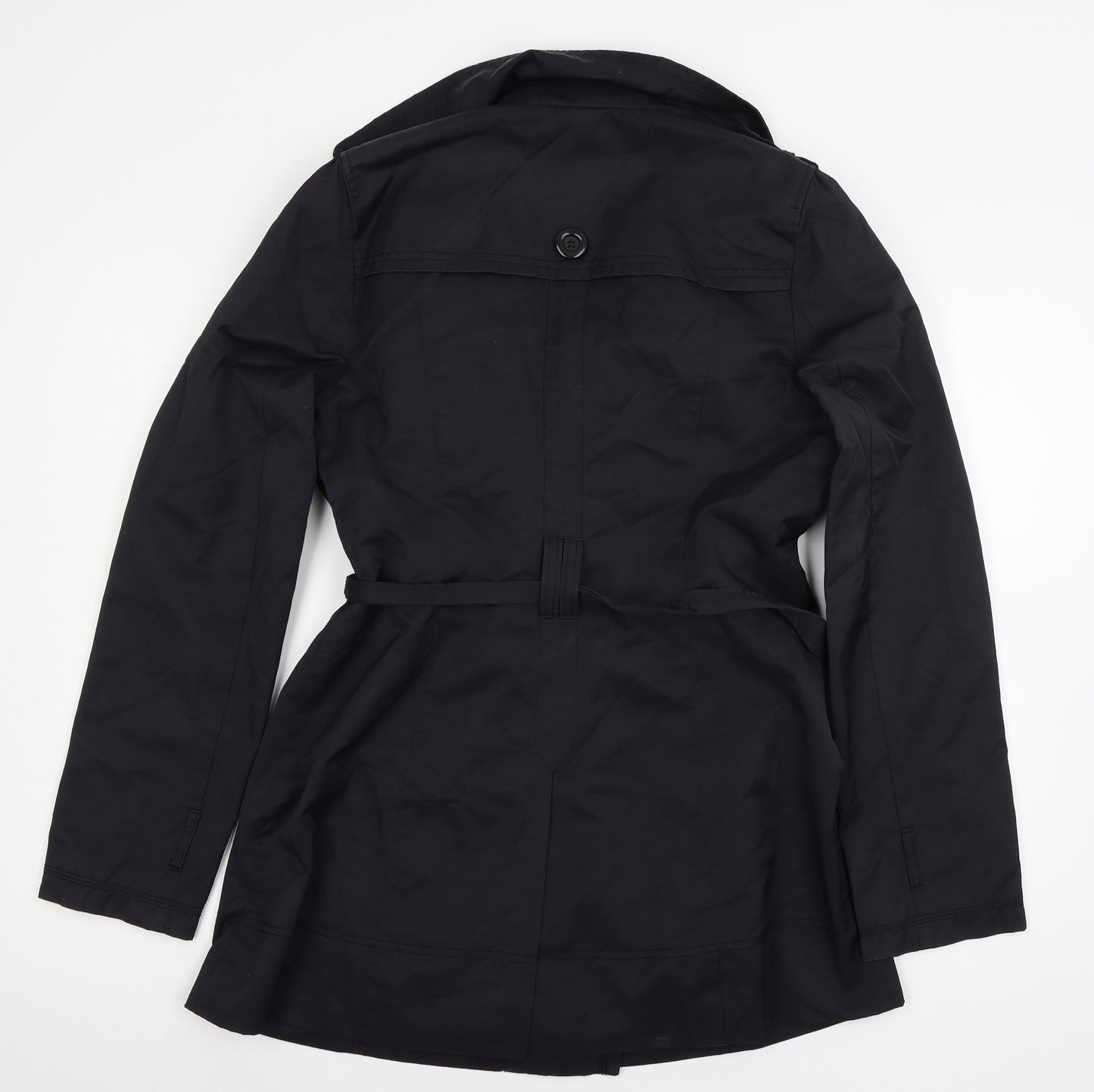 Hot option Womens Black   Overcoat Coat Size 14