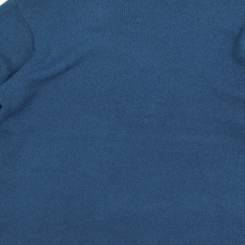 Roman Womens Blue  Knit Pullover Jumper Size M