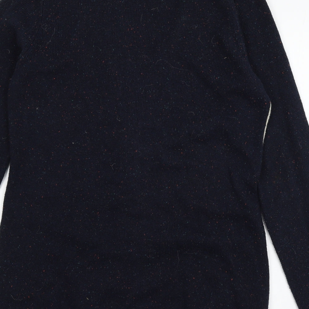 NEXT Womens Blue Argyle/Diamond Knit Cardigan Jumper Size 12