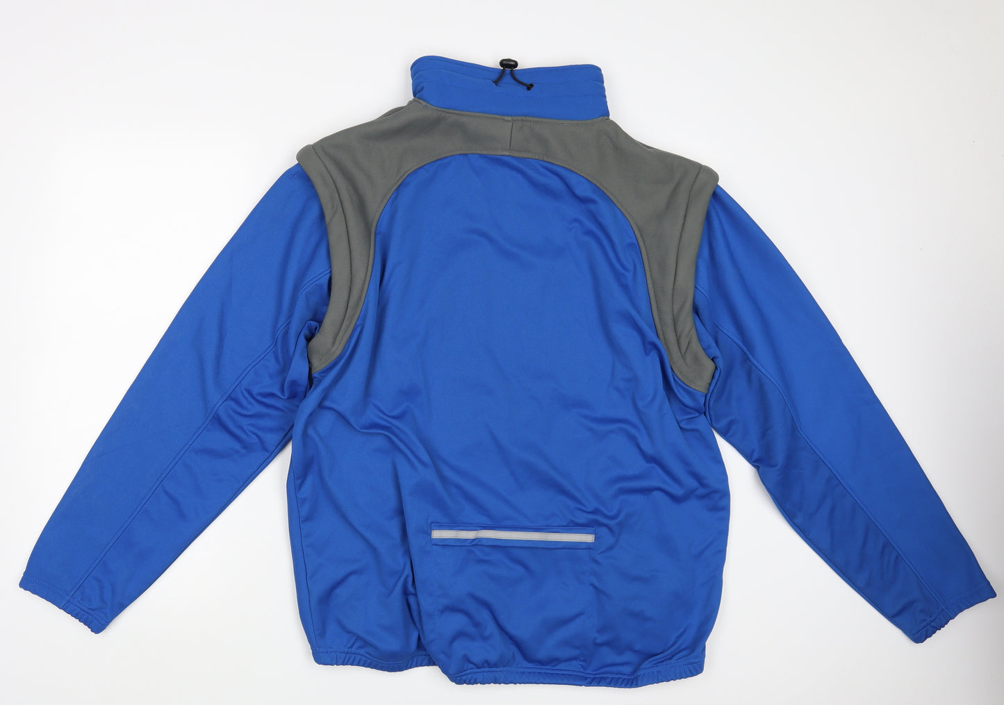 Crane Sports Mens Blue   Full Zip Jumper Size XL