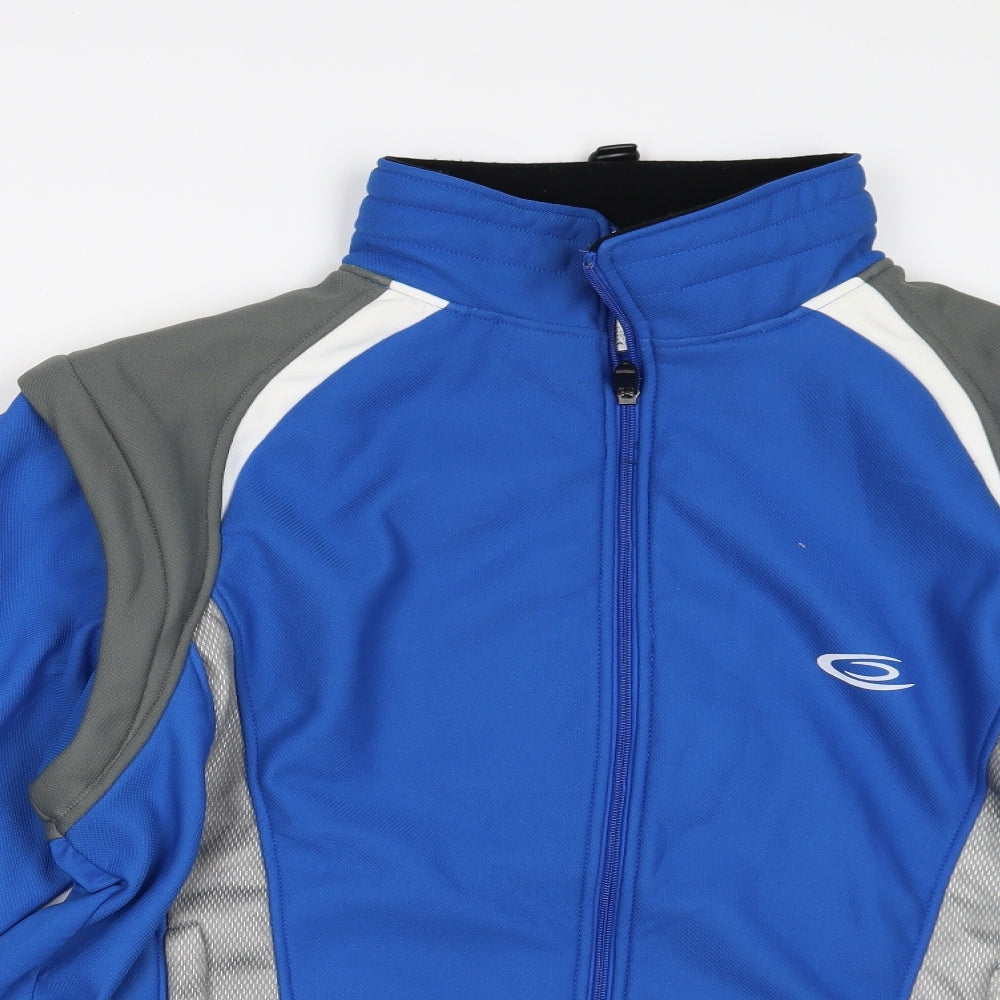 Crane Sports Mens Blue   Full Zip Jumper Size XL